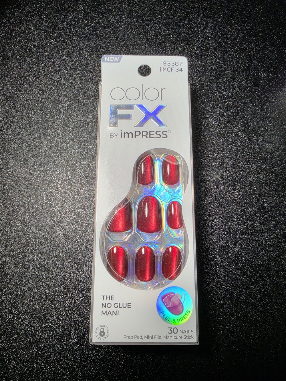 imPRESS Color FX Red Press-On Nails.          (NEVER OPENED)